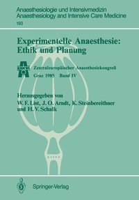 Abbildung von: Experimentelle Anaesthesie: Ethik und Planung - Springer