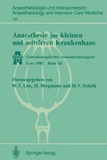 Abbildung von: Anaesthesie im kleinen und mittleren Krankenhaus - Springer