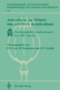 Cover: Anaesthesie im kleinen und mittleren Krankenhaus - Springer