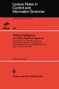 Cover: Artificial Intelligence and Man-Machine Systems - Springer