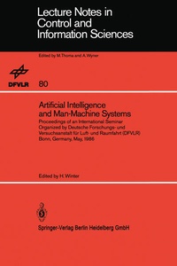 Enlarge image Cover: Artificial Intelligence and Man-Machine Systems - Springer