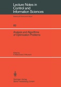 Cover: Analysis and Algorithms of Optimization Problems - Springer