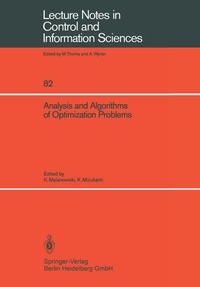Enlarge image Cover: Analysis and Algorithms of Optimization Problems - Springer