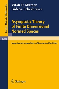 Abbildung von: Asymptotic Theory of Finite Dimensional Normed Spaces - Springer