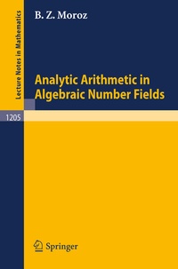 Abbildung von: Analytic Arithmetic in Algebraic Number Fields - Springer