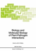 Cover: Biology and Molecular Biology of Plant-Pathogen Interactions - Springer