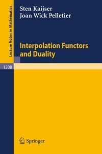 Abbildung von: Interpolation Functors and Duality - Springer