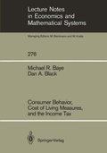 Cover: Consumer Behavior, Cost of Living Measures, and the Income Tax - Springer