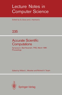 Enlarge image Cover: Accurate Scientific Computations - Springer