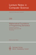 Cover: Mathematical Foundation of Programming Semantics - Springer