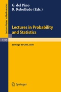 Cover: Lectures in Probability and Statistics - Springer