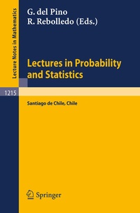 Enlarge image Cover: Lectures in Probability and Statistics - Springer