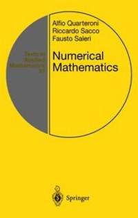 Enlarge image Cover: Numerical Mathematics - Springer