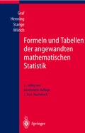 Cover: Formeln und Tabellen der angewandten mathematischen Statistik - Springer