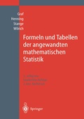 Cover: Formeln und Tabellen der angewandten mathematischen Statistik - Springer