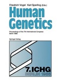 Cover: Human Genetics - Springer