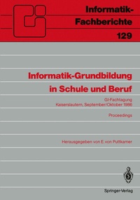 Abbildung von: Informatik-Grundbildung in Schule und Beruf - Springer
