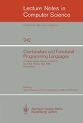 Cover: Combinators and Functional Programming Languages - Springer