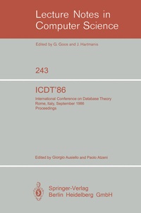 Abbildung von: ICDT'86 - Springer
