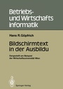 Cover: Bildschirmtext in der Ausbildung - Springer