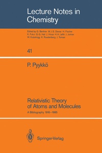Abbildung von: Relativistic Theory of Atoms and Molecules - Springer