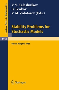 Enlarge image Cover: Stability Problems for Stochastic Models - Springer