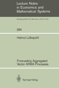 Cover: Forecasting Aggregated Vector ARMA Processes - Springer