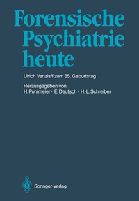 Abbildung von: Forensische Psychiatrie heute - Springer