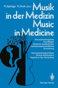 Cover: Musik in der Medizin / Music in Medicine - Springer