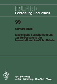 Abbildung von: Maschinelle Spracherkennung zur Verbesserung der Mensch-Maschine-Schnittstelle - Springer