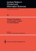 Cover: Singular Perturbations and Asymptotic Analysis in Control Systems - Springer