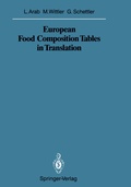 Cover: European Food Composition Tables in Translation - Springer