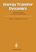 Cover: Energy Transfer Dynamics - Springer