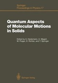 Cover: Quantum Aspects of Molecular Motions in Solids - Springer