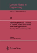 Cover: Refined Dynamical Theories of Beams, Plates and Shells and Their Applications - Springer