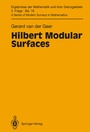 Cover: Hilbert Modular Surfaces - Springer