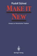 Cover: Make it New - Springer