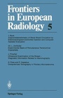Cover: Frontiers in European Radiology - Springer