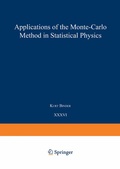 Cover: Applications of the Monte Carlo Method in Statistical Physics - Springer