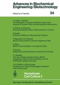 Cover: Vertrebrate Cell Culture I - Springer
