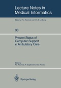 Cover: Present Status of Computer Support in Ambulatory Care - Springer