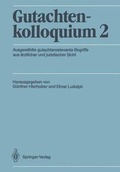 Abbildung von: Gutachtenkolloquium 2 - Springer