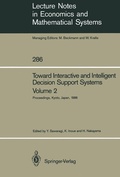 Cover: Toward Interactive and Intelligent Decision Support Systems - Springer