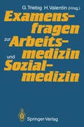 Cover: Examensfragen zur Arbeitsmedizin und Sozialmedizin - Springer