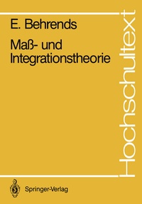 Abbildung von: Maß- und Integrationstheorie - Springer
