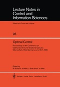 Cover: Optimal Control - Springer