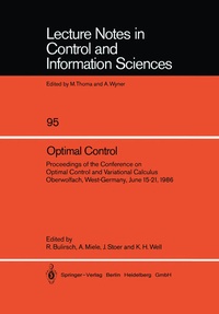 Enlarge image Cover: Optimal Control - Springer