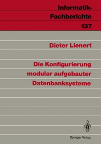 Abbildung von: Die Konfigurierung modular aufgebauter Datenbanksysteme - Springer