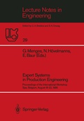 Cover: Expert Systems in Production Engineering - Springer