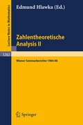 Cover: Zahlentheoretische Analysis II - Springer